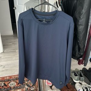 Rhône Essentials Men’s Long-Sleeve Warm-Up — Dark Blue